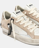 CRIME LONDON DONNA SK8 DELUXE WEDGE CHAMPAGNE DUST 25190
