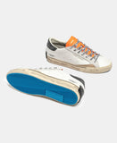 CRIME LONDON SNEAKER UOMO DISTRESSED 2.0 VIVID ORANGE ART 11073