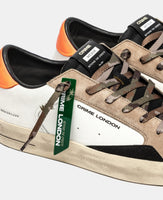 CRIME LONDON SNEAKER UOMO SK8 DELUXE BURNT CAMO ART 11106