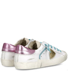 PHILIPPE MODEL   SNEAKERS DONNA Prsx  Bianco Fucsia Azzurro PRLD VM05