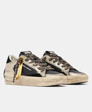 CRIME LONDON DONNA  SK8 DELUXE WEDGE ONYX GOLD art.23154