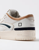 D.A.T.E. SNEAKERS UOMO TORNEO COLORED WHITE-BLUE