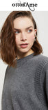 OTTOD'AME Maglia in misto lana FLI_DK9227_2234 grey