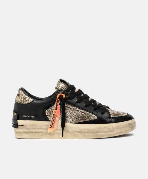 CRIME LONDON DONNA SK8 DELUXE WEDGE SHE'S GOLDEN    ART 25193