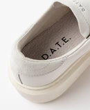 D.A.T.E. SNEAKERS DONNA HILL LOW PLATFORM CALF WHITE-COOPER