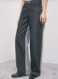 PATRIZIA PEPE Jeans bi-color wide-leg 8P0028_D1101_K504