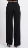 PATRIZIA PEPE      Pantaloni sartoriali wide leg vita bassa 8P0613_A6F5_K103