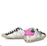 PHILIPPE MODEL   SNEAKERS DONNA Prsx  Bianco Grigio Rosa PRLD VG05