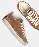 CRIME LONDON DONNA DISTRESSED PLATFORM TOFFEE MOCHA art.23054