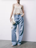 PATRIZIA PEPE Jeans relaxed-fit a vita bassa 2P1772_D070_CB21