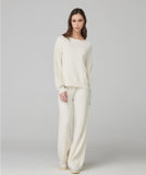 HINNOMINATE Maglia Paricollo In Maglia Con Paillettes • Bianco Burro HMABW02311