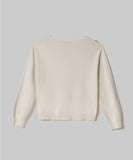 HINNOMINATE Maglia Paricollo In Maglia Con Paillettes • Bianco Burro HMABW02311
