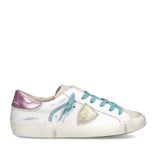 PHILIPPE MODEL   SNEAKERS DONNA Prsx  Bianco Fucsia Azzurro PRLD VM05