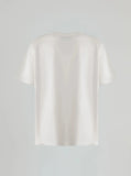 GAELLE PARIS  T-shirt in jesey paricollo mezza manica con applicazione logo davanti GAABW11314