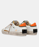 CRIME LONDON SNEAKER UOMO SK8 DELUXE AMBER TANGERINE 19101