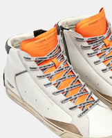 CRIME LONDON SNEAKERS UOMO DISTRESSED 2.0 HIGH ORANGE ORBIT ART 11051