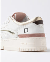 D.A.T.E. SNEAKERS DONNA TORNEO SHINY WHITE-PLATINUM