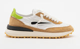 D.A.T.E. SNEAKERS UOMO ATHLETA NYLON WHITE APPLE