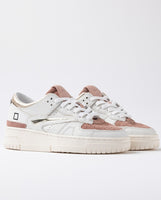 D.A.T.E. SNEAKERS DONNA TORNEO SHINY WHITE-PLATINUM