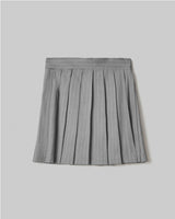 HINNOMINATE Gonna Corta Gessata A Pieghe A Vita Alta • Grigio Melange HMABW02251