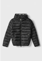 GAELLE PARIS Piumino Manica Lunga Con Cappuccio • Nero GAABW06501