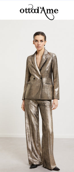 OTTOD'AME  Giacca doppiopetto a coste
 PTP_TG6183_1921