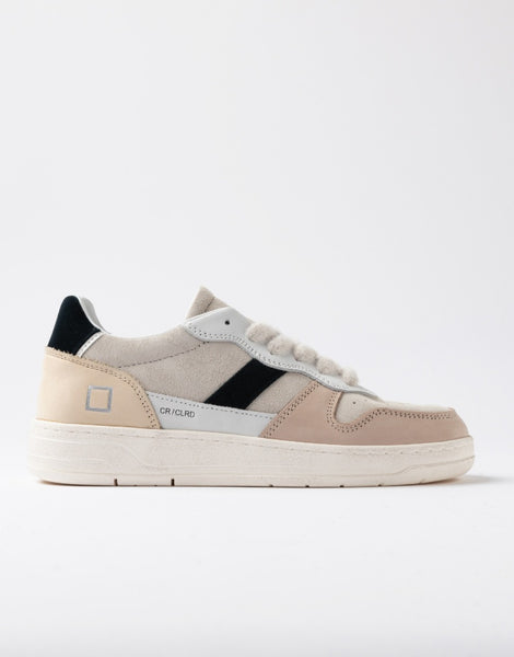 D.A.T.E. SNEAKERS DONNA COURT 2.0 COLORED IVORY