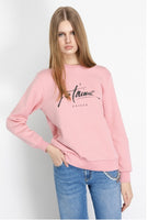 GAELLE PARIS Felpa Paricollo Manica Lunga • Rosa -GAABW07773