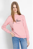 GAELLE PARIS Felpa Paricollo Manica Lunga • Rosa -GAABW07773
