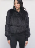 PATRIZIA PEPE Giubbotto bomber fluffy 8O0013_E0002_K103