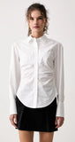 PATRIZIA PEPE        Camicia in cotone
8C0030 C8004-W103 bianco