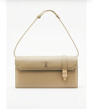 PATRIZIA PEPE  Borsa rigida orizzontale Modern Utility in pelle 8B0327/L061-W405 wooly white