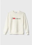 GAELLE PARIS Felpa Paricollo Manica Lunga • Off White - GAABW07766