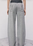 PATRIZIA PEPE Jeans bi-color wide-leg 8P0028_D1101_K504