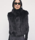 PATRIZIA PEPE Smanicato fluffy a collo alto 8F0056_E0002_K103