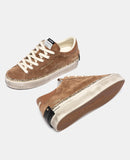 CRIME LONDON DONNA DISTRESSED PLATFORM TOFFEE MOCHA art.23054