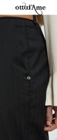 OTTOD'AME  Pantalone alla caviglia PTM_DP9911_1920 nero