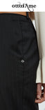 OTTOD'AME  Pantalone alla caviglia PTM_DP9911_1920 nero