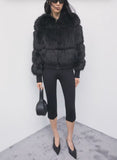 PATRIZIA PEPE Giubbotto bomber fluffy 8O0013_E0002_K103