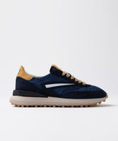 D.A.T.E. SNEAKERS UOMO ATHLETA NYLON BLUE