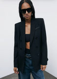PATRIZIA PEPE Blazer "ESSENTIAL" doppiopetto2S1538_A475_K103