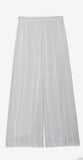 OTTOD'AME Pantaloni palazzo in viscosa SKL_TP0058_1955 argento
