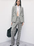 PATRIZIA PEPE  Pantaloni sartoriali check 8P0355_C8003_F603