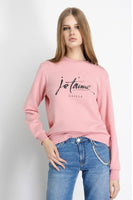 GAELLE PARIS Felpa Paricollo Manica Lunga • Rosa -GAABW07773