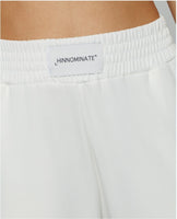 HINNOMINATE Pantalone in modal dritto con cinto alto • Off white  HMABW01450