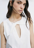 PATRIZIA PEPE Blusa con torchon 2M4538_J424_W146
