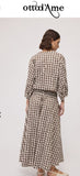 OTTOD'AME Pantaloni culotte ampi LTC_DP0053_2102 latte