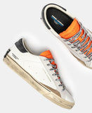 CRIME LONDON SNEAKER UOMO DISTRESSED 2.0 VIVID ORANGE ART 11073