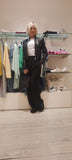 OTTOD'AME Pantaloni palazzo MSV DP0076 1920 nero