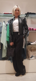 OTTOD'AME Pantaloni palazzo MSV DP0076 1920 nero